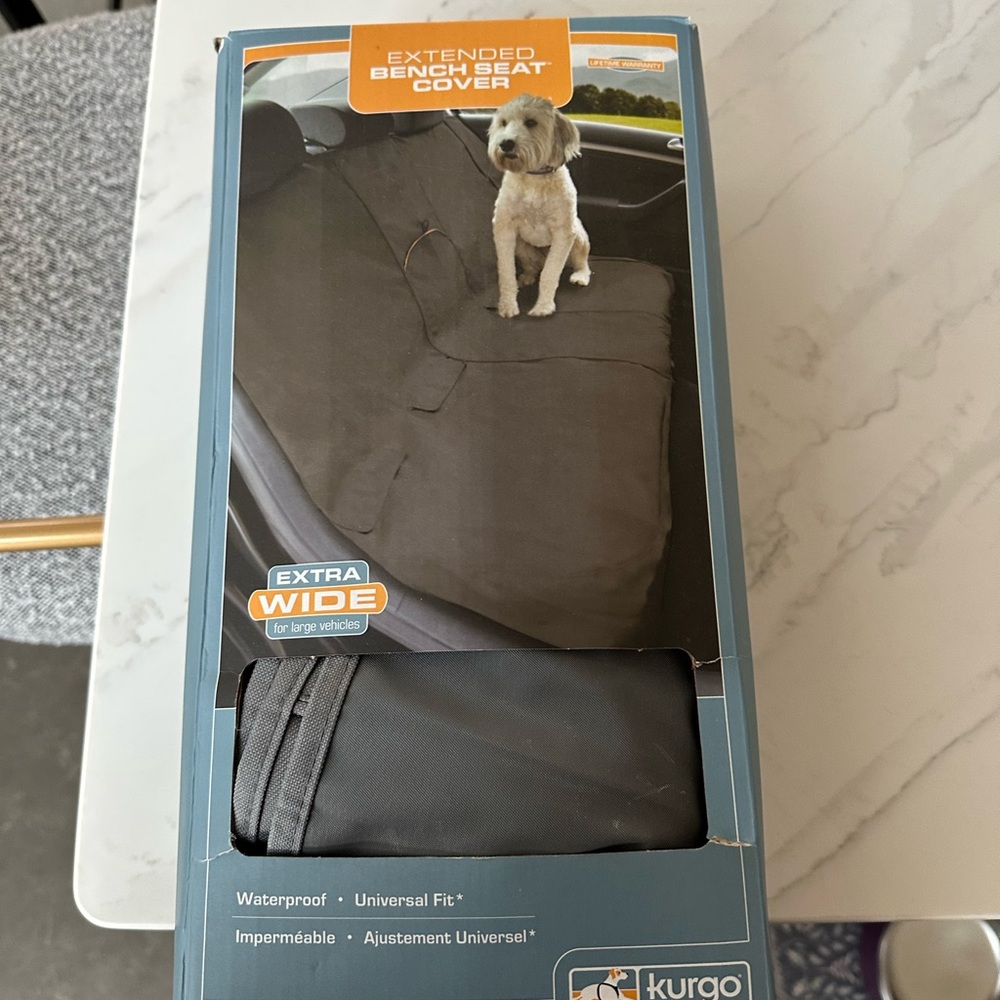Kurgo Charcoal Bench Seat Cover - Picture 7 of 7